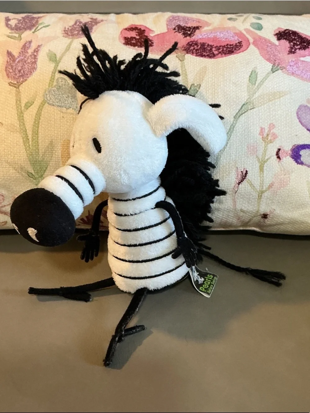 Pearls before swine Plush Toy - Black & White Stuffed Animal